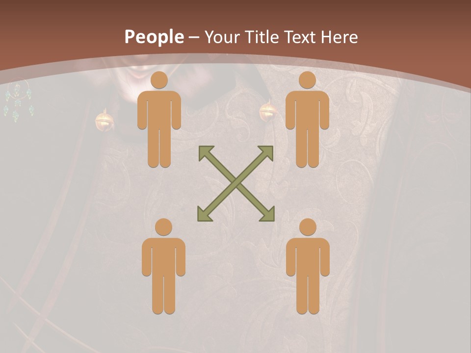 Ramka Maska Ilustracja PowerPoint Template