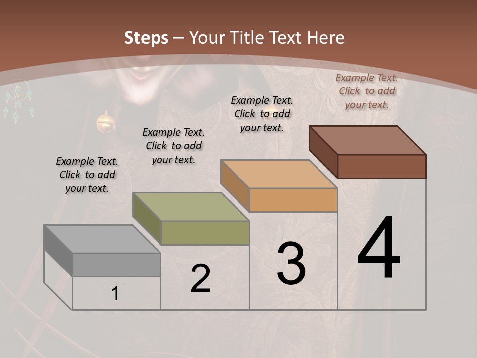 Ramka Maska Ilustracja PowerPoint Template