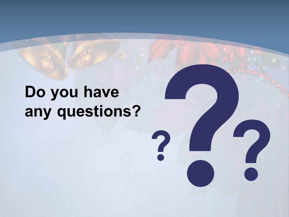 Niebieski Kwiat Wst PowerPoint Template