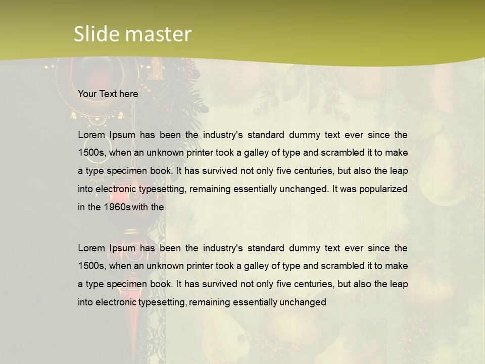 Ilustracja Fantasy Kolorowy PowerPoint Template