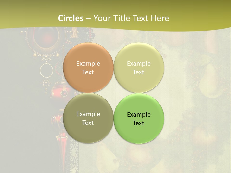 Ilustracja Fantasy Kolorowy PowerPoint Template