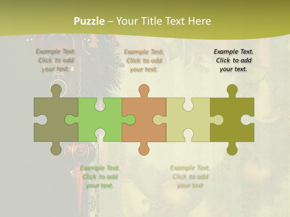 Ilustracja Fantasy Kolorowy PowerPoint Template