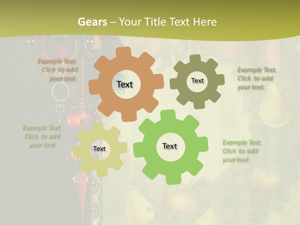 Ilustracja Fantasy Kolorowy PowerPoint Template