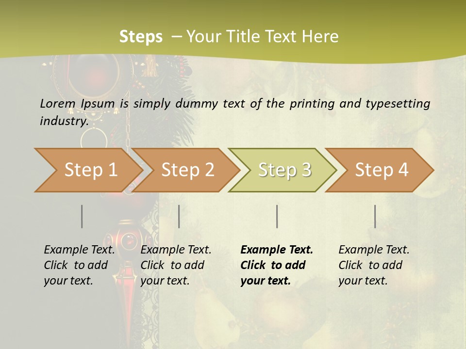 Ilustracja Fantasy Kolorowy PowerPoint Template