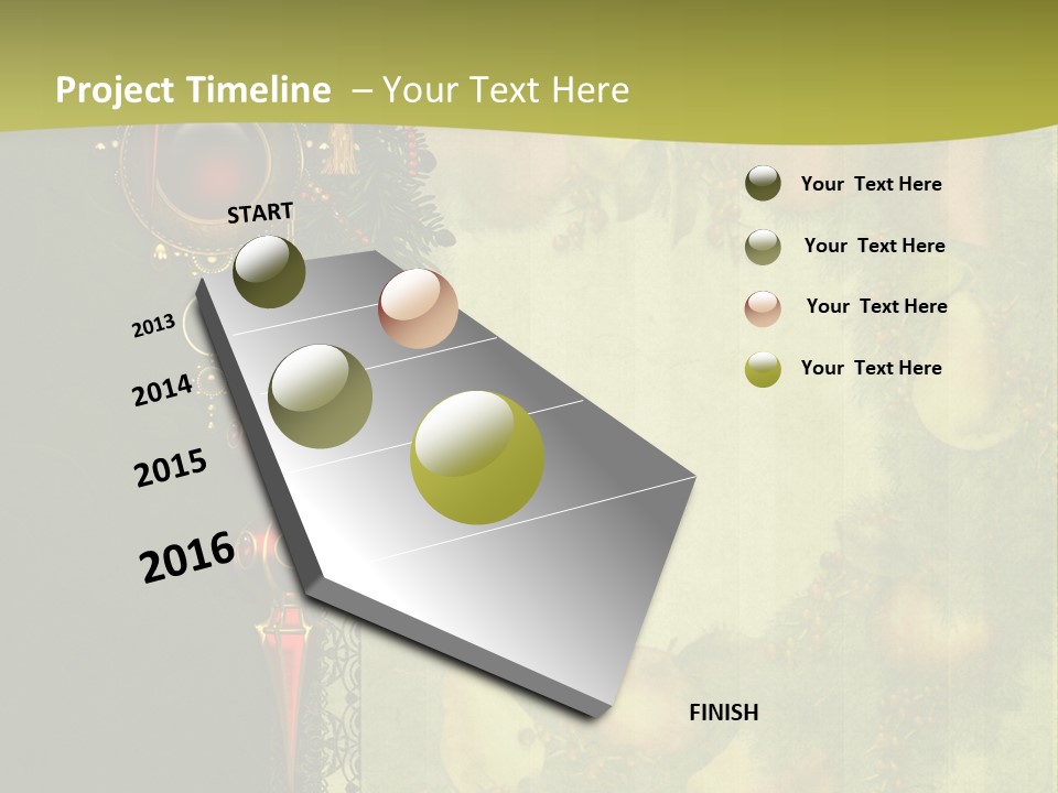 Ilustracja Fantasy Kolorowy PowerPoint Template