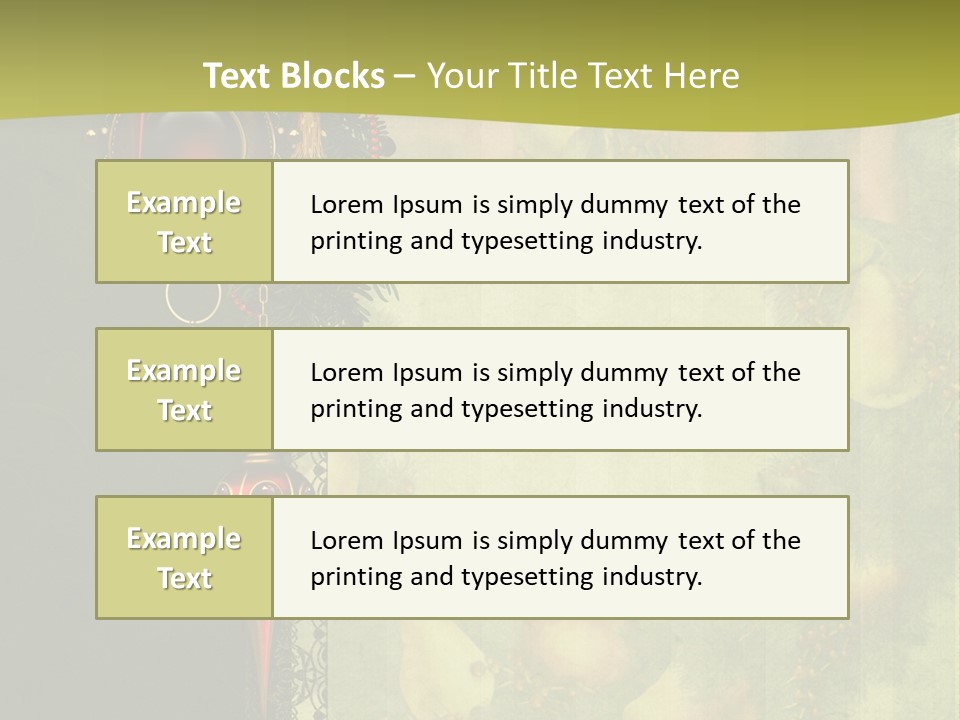 Ilustracja Fantasy Kolorowy PowerPoint Template