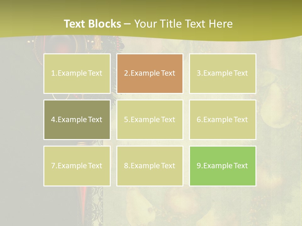 Ilustracja Fantasy Kolorowy PowerPoint Template