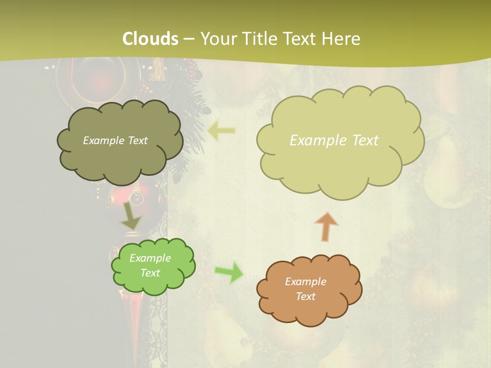 Ilustracja Fantasy Kolorowy PowerPoint Template