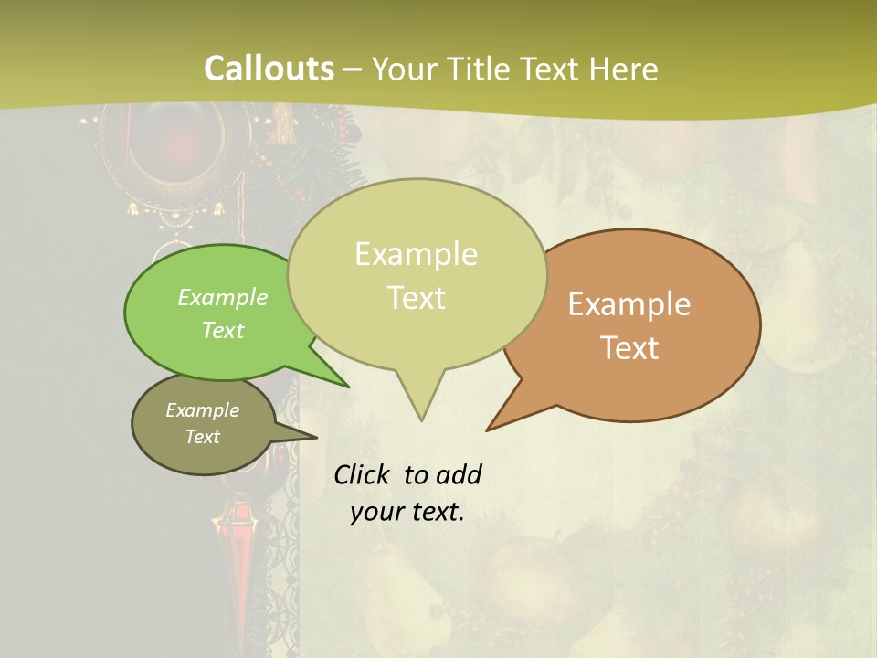 Ilustracja Fantasy Kolorowy PowerPoint Template