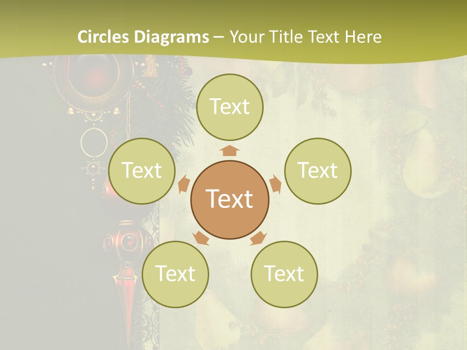 Ilustracja Fantasy Kolorowy PowerPoint Template