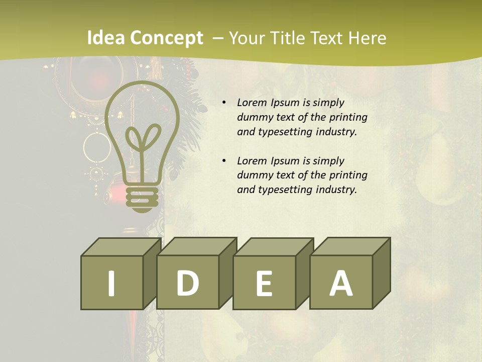 Ilustracja Fantasy Kolorowy PowerPoint Template