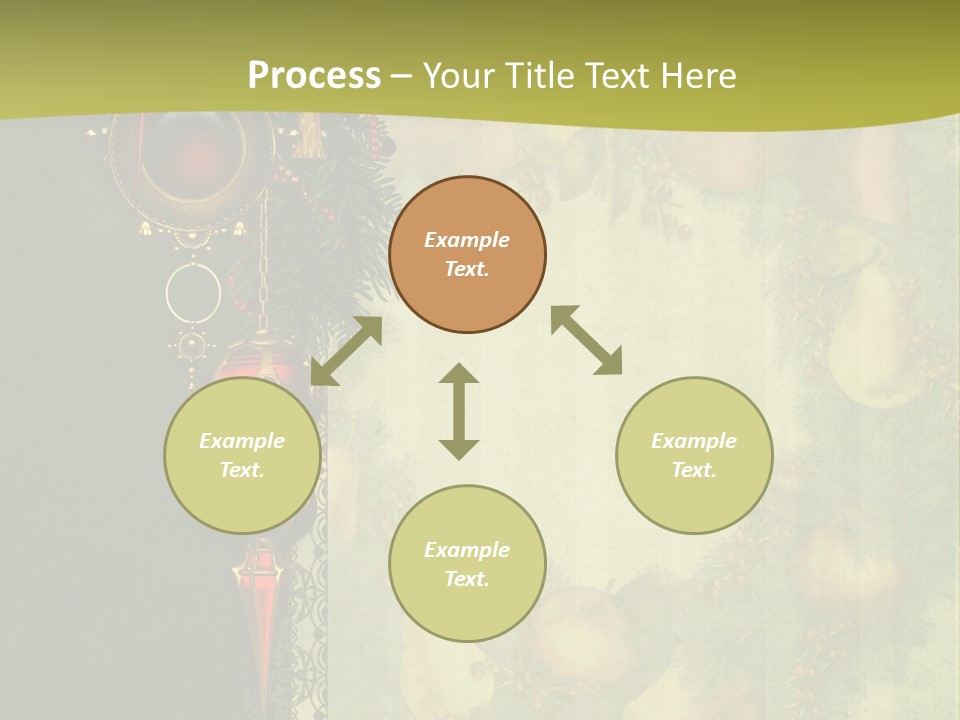 Ilustracja Fantasy Kolorowy PowerPoint Template