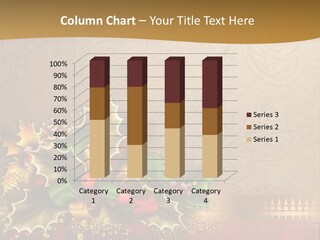 Kolorowy Wst Bombka PowerPoint Template