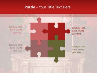 Czerwony Ilustracja Podium PowerPoint Template