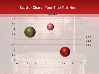 Czerwony Ilustracja Podium PowerPoint Template