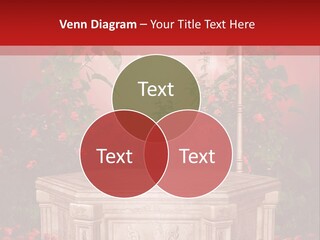 Czerwony Ilustracja Podium PowerPoint Template