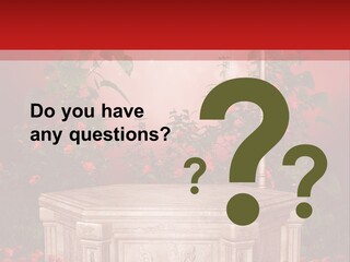 Czerwony Ilustracja Podium PowerPoint Template