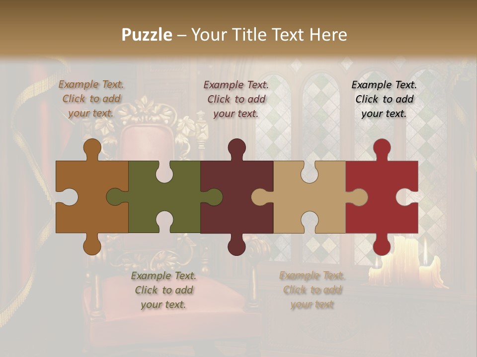 Fotel Zas Bluszcz PowerPoint Template
