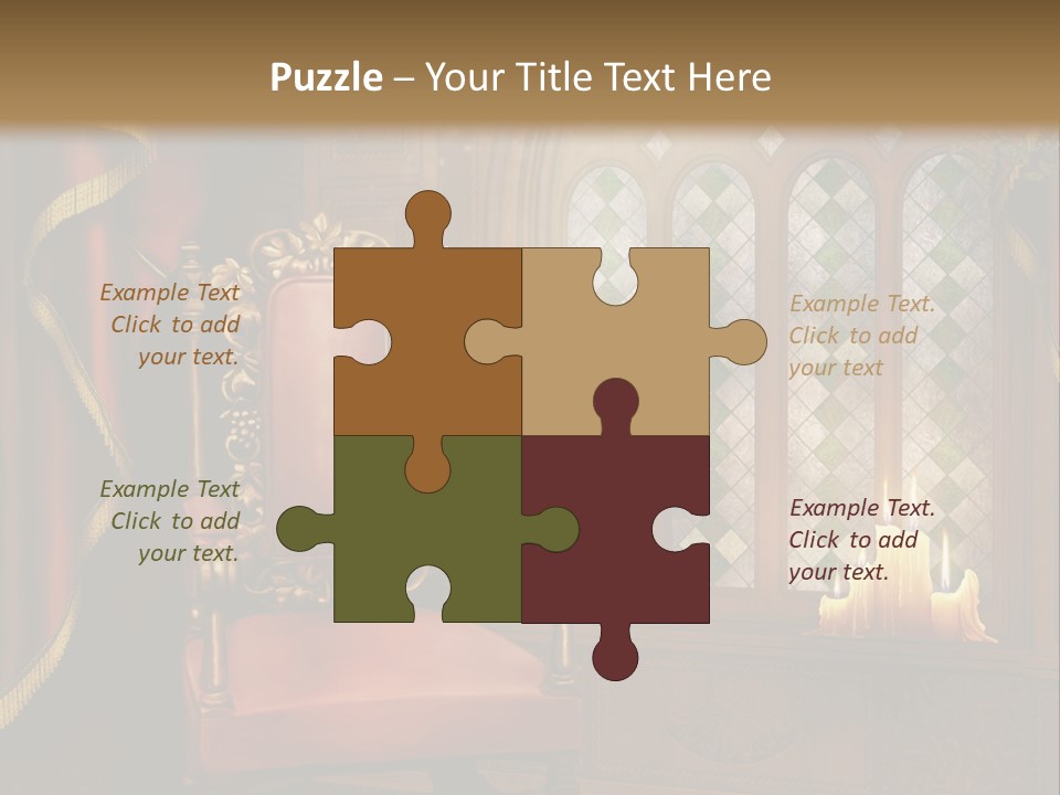 Fotel Zas Bluszcz PowerPoint Template
