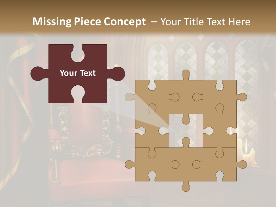 Fotel Zas Bluszcz PowerPoint Template
