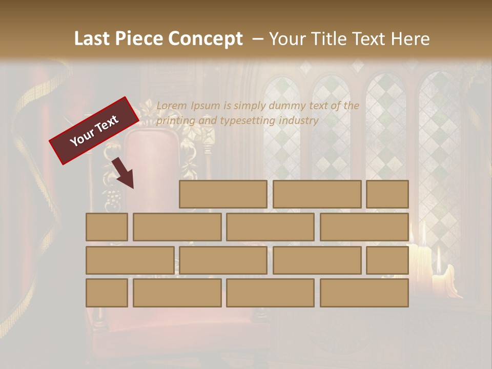 Fotel Zas Bluszcz PowerPoint Template