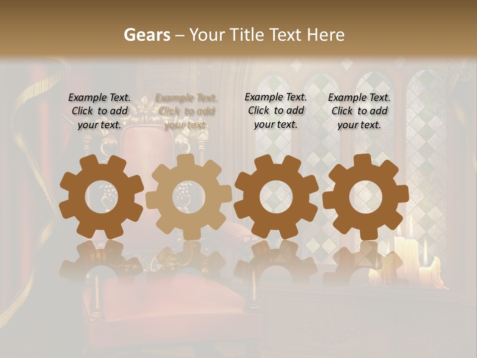 Fotel Zas Bluszcz PowerPoint Template
