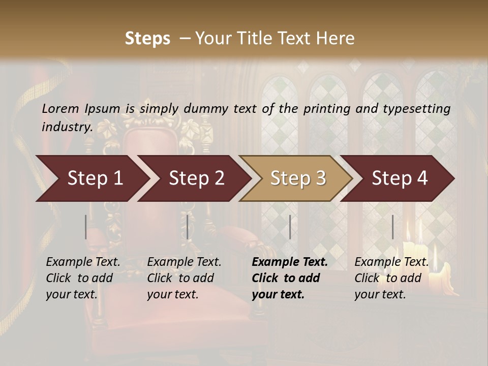 Fotel Zas Bluszcz PowerPoint Template