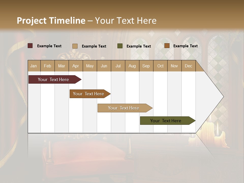 Fotel Zas Bluszcz PowerPoint Template