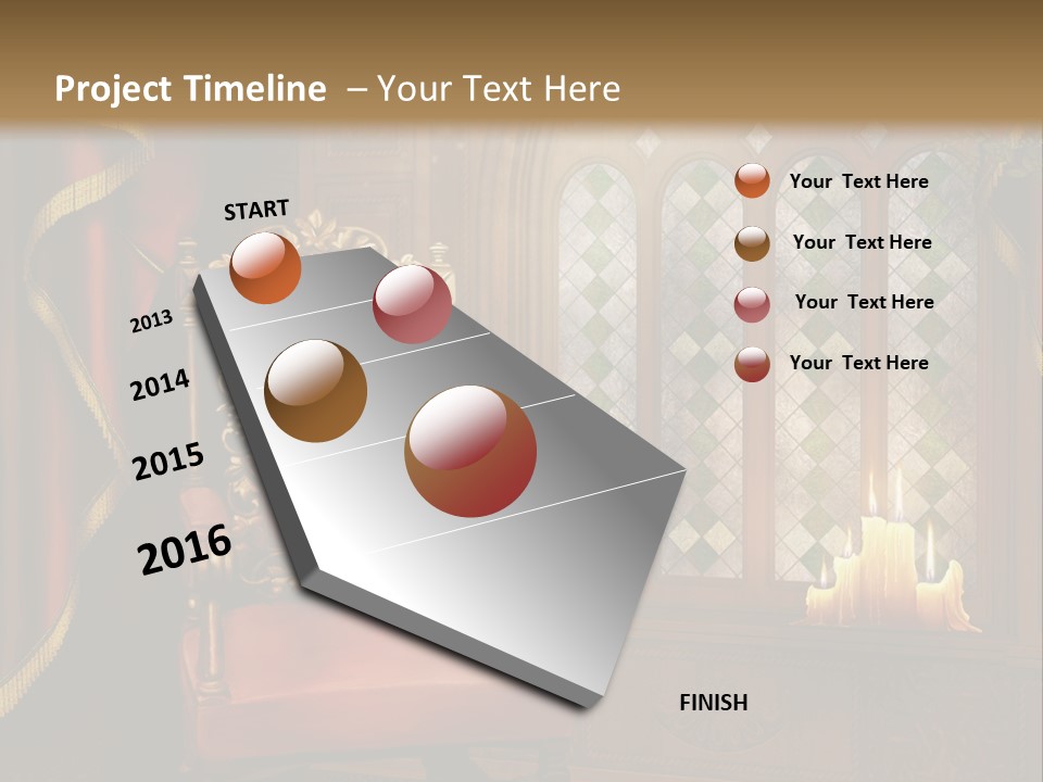 Fotel Zas Bluszcz PowerPoint Template
