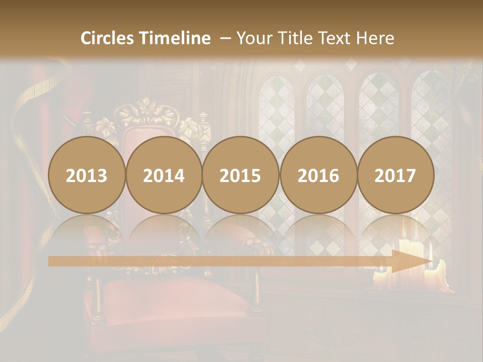 Fotel Zas Bluszcz PowerPoint Template