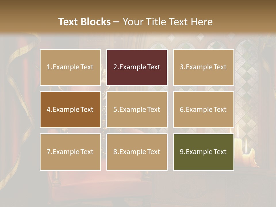 Fotel Zas Bluszcz PowerPoint Template