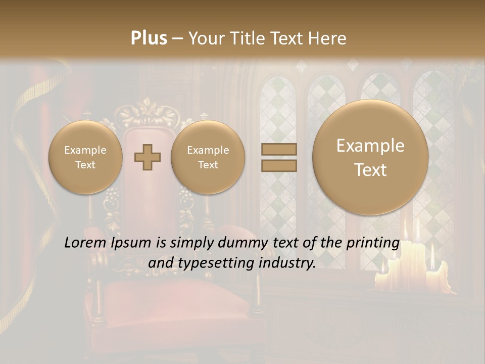 Fotel Zas Bluszcz PowerPoint Template