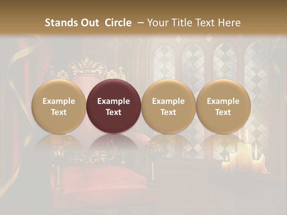 Fotel Zas Bluszcz PowerPoint Template