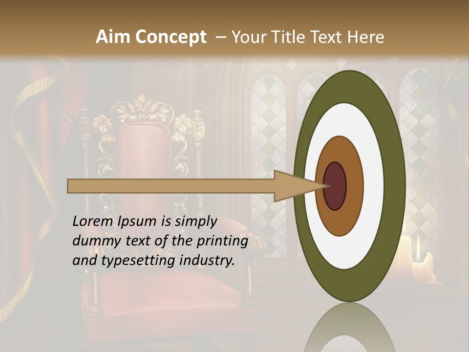 Fotel Zas Bluszcz PowerPoint Template