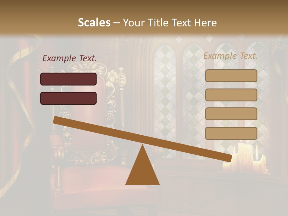 Fotel Zas Bluszcz PowerPoint Template