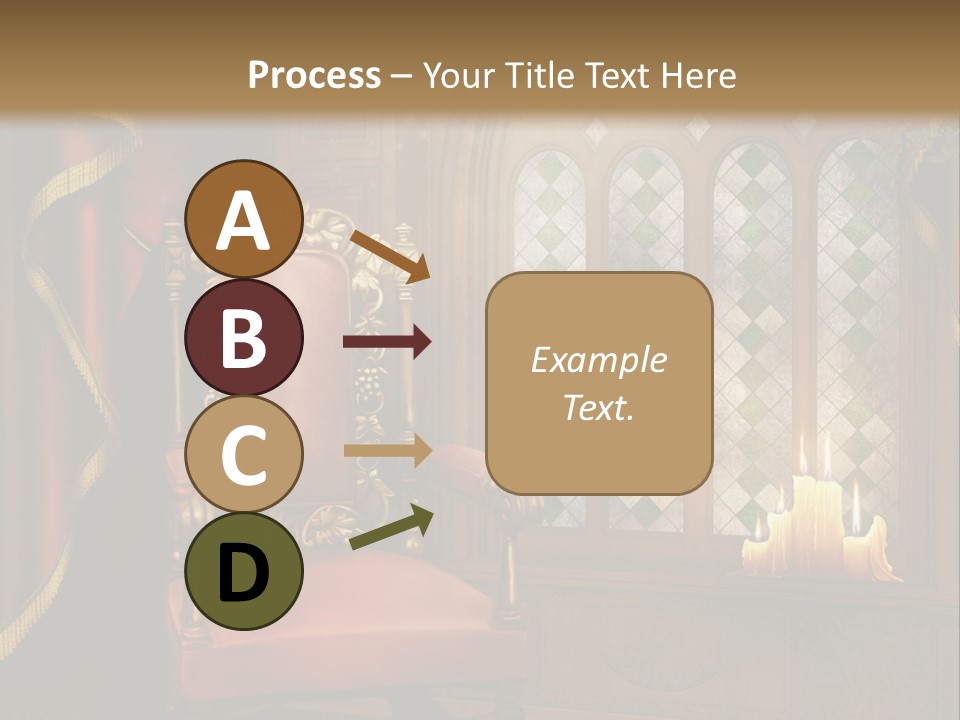 Fotel Zas Bluszcz PowerPoint Template