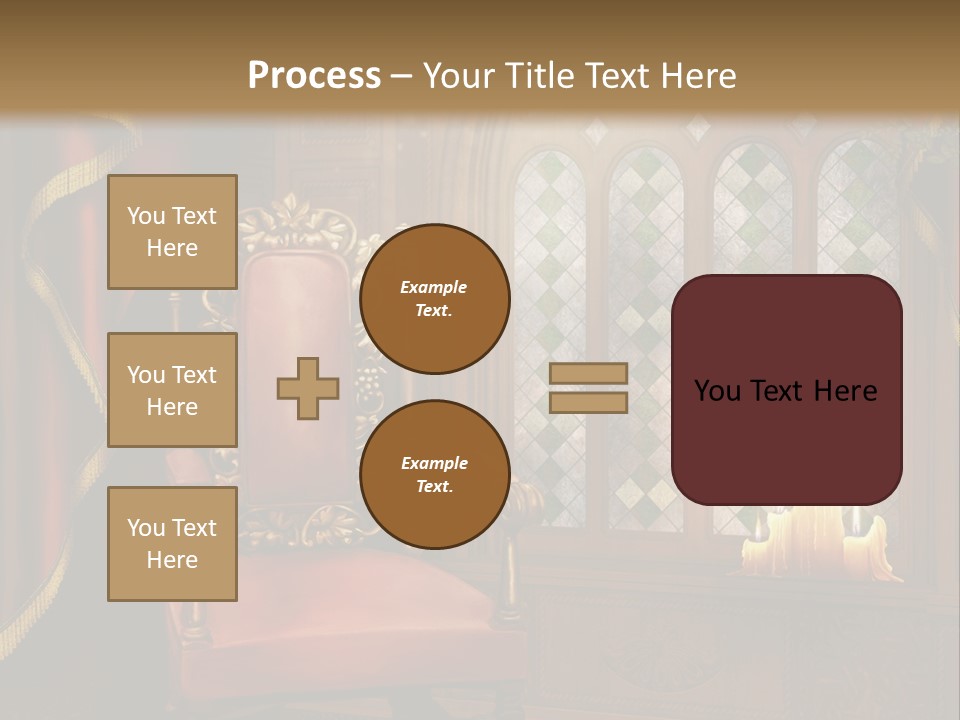 Fotel Zas Bluszcz PowerPoint Template