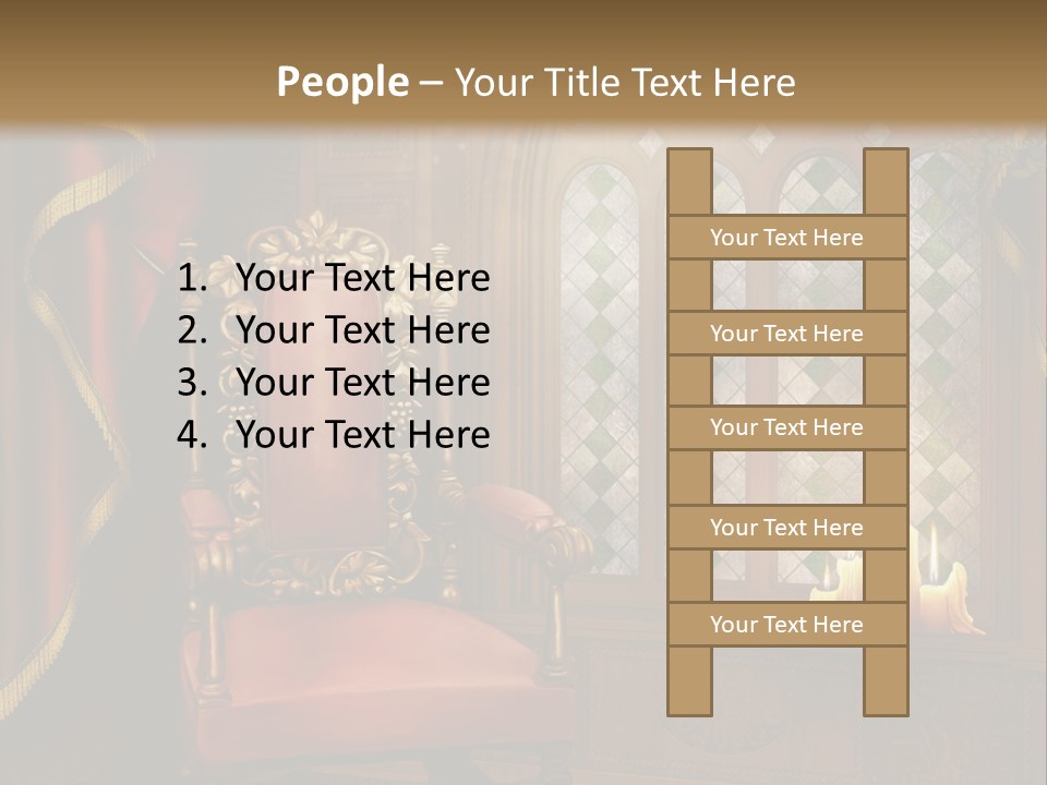 Fotel Zas Bluszcz PowerPoint Template