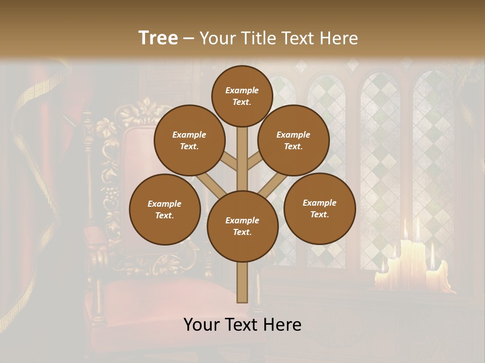 Fotel Zas Bluszcz PowerPoint Template