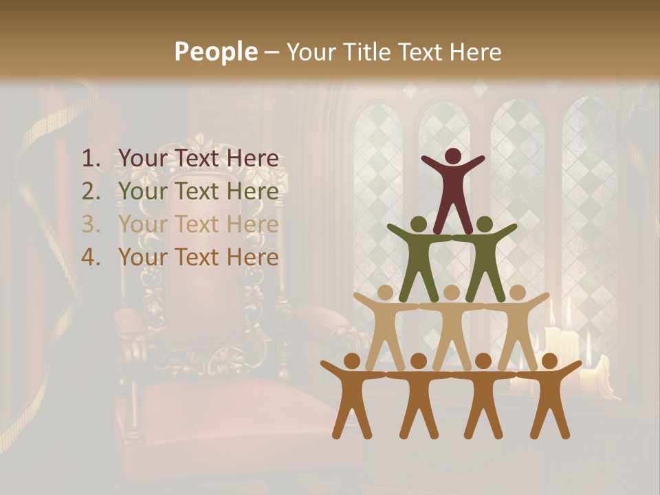 Fotel Zas Bluszcz PowerPoint Template