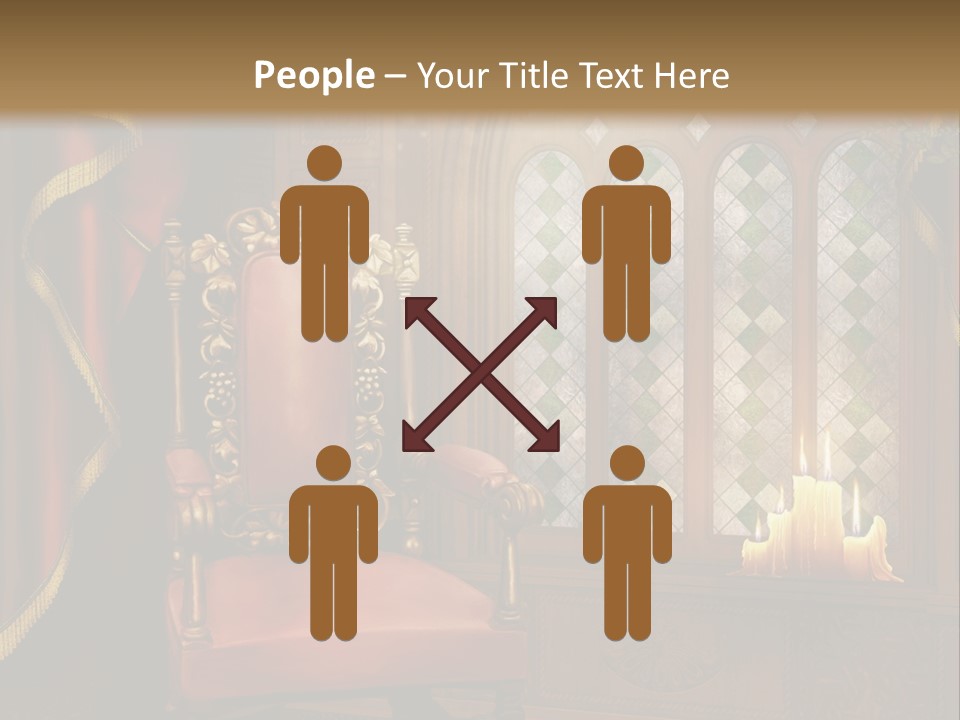 Fotel Zas Bluszcz PowerPoint Template