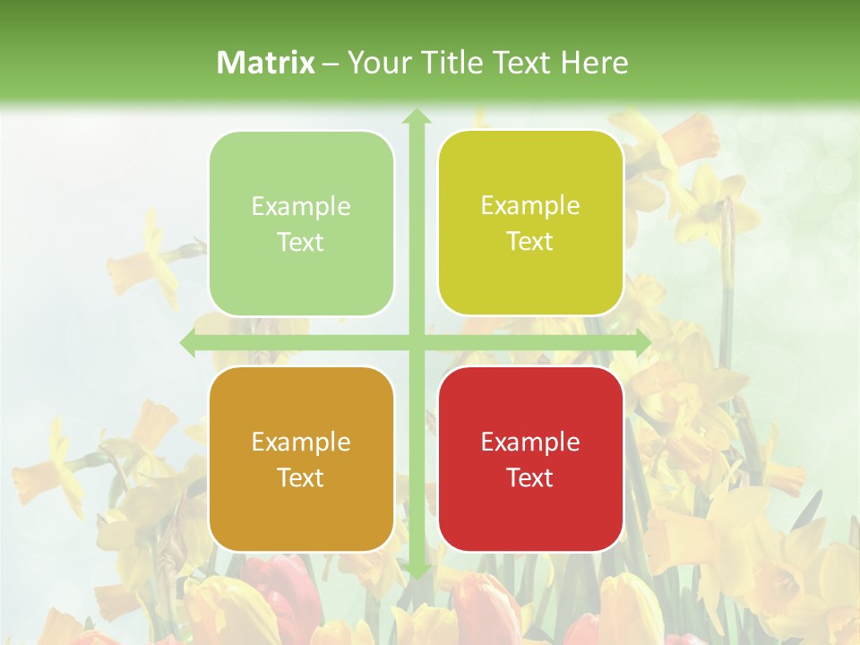 Gras Tradition Ostergru PowerPoint Template