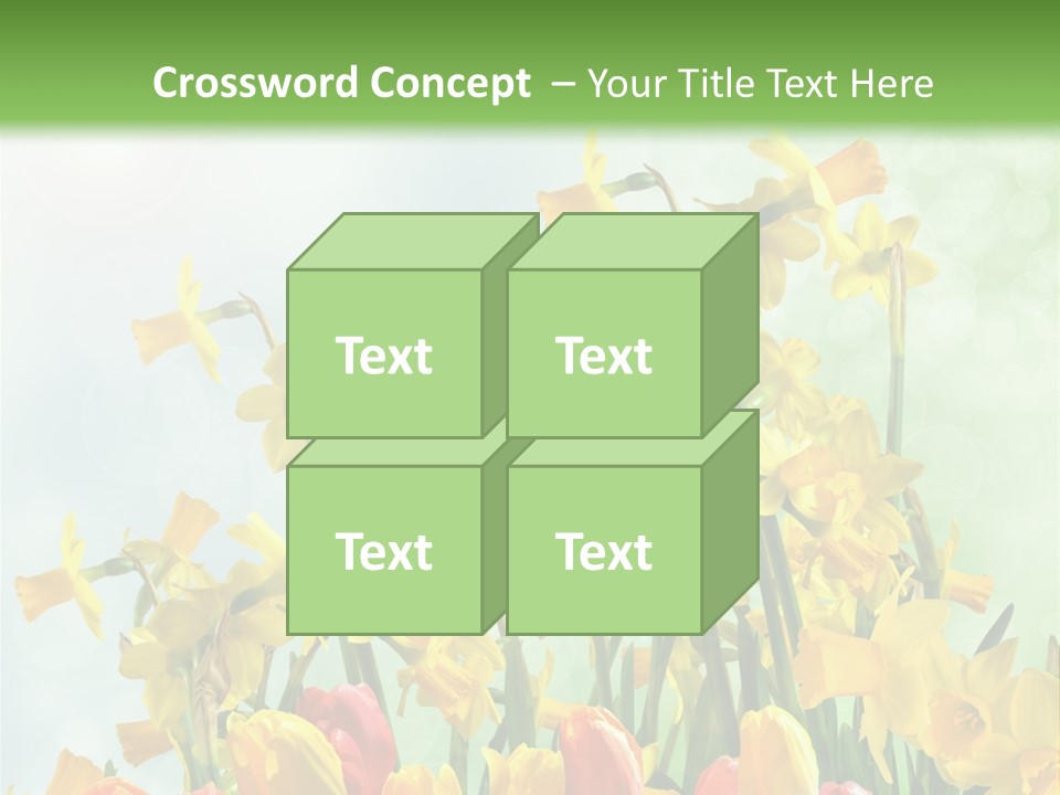 Gras Tradition Ostergru PowerPoint Template