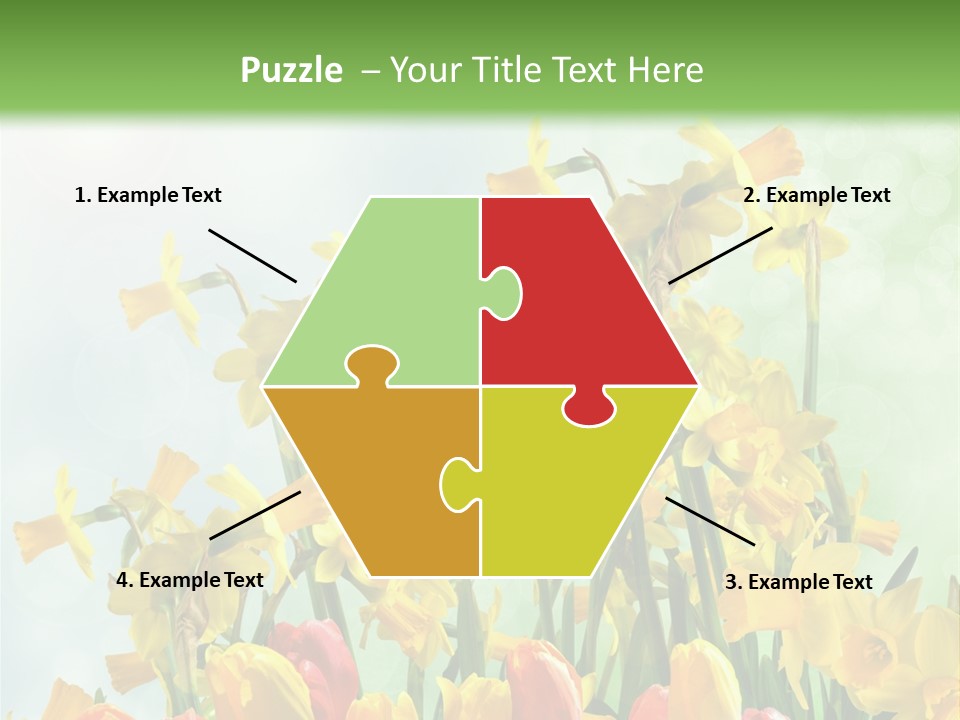 Gras Tradition Ostergru PowerPoint Template