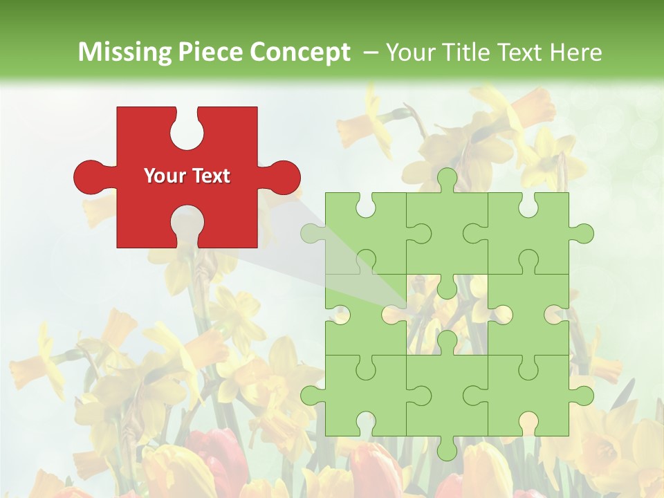 Gras Tradition Ostergru PowerPoint Template