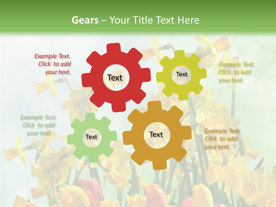 Gras Tradition Ostergru PowerPoint Template