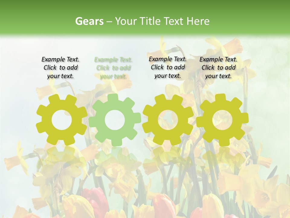 Gras Tradition Ostergru PowerPoint Template