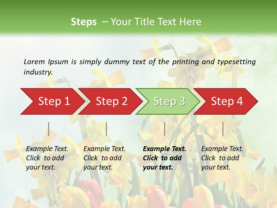 Gras Tradition Ostergru PowerPoint Template