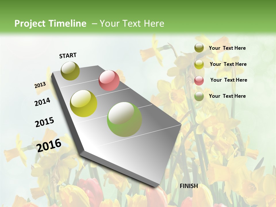 Gras Tradition Ostergru PowerPoint Template