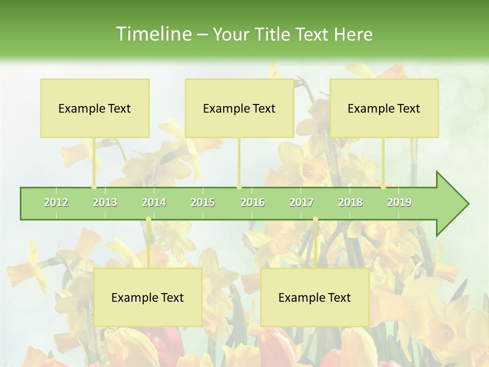 Gras Tradition Ostergru PowerPoint Template